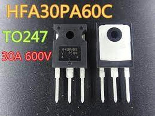 Hfa30pa60c Diodo Ultra Rapido 600v 30a  To-247 0