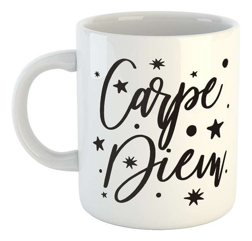 Taza Ceramica Frase Carpe Diem 0