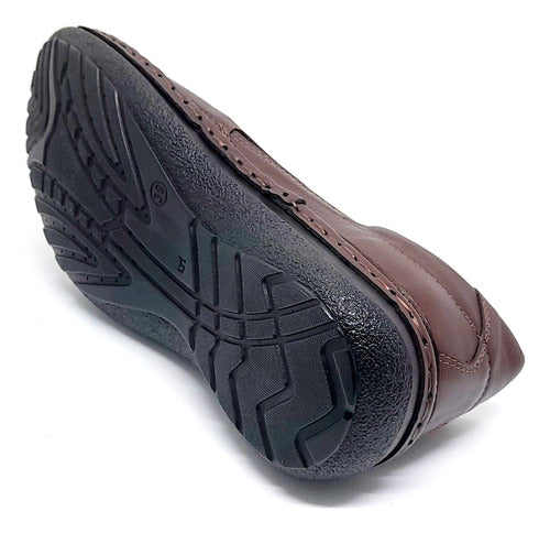 ByB Zapato Cuero Hombre Cosido Acolchado Superconfort 7