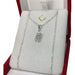 Mashoka Joyas BS AS Singapore Chain with Initial Pendant White 45cm Ideal Gift Kit 030 7