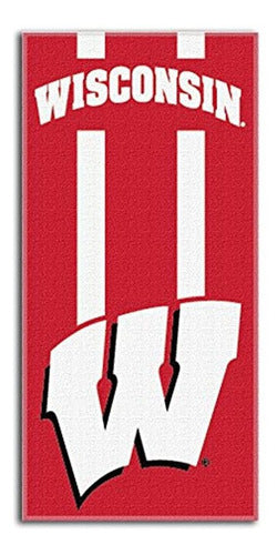 Northwest NCAA Wisconsin Badgers Beach Towel, 30 X 60 PU 0