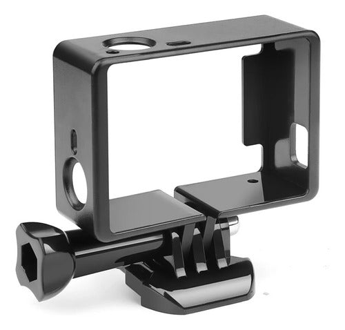 Carcasa Marco Frame Abierto Para Gopro Hero 3 Y 4 Con Base 0