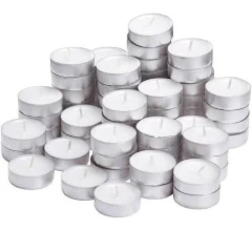 Combo of 30 Night Candles + 30 Aluminum Holders 0
