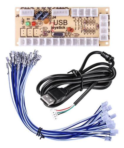 Zero Delay Arcade USB Encoder PC for Joystick 2pin 1