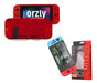 Orzly Nintendo Switch Kit Case + Tempered Glass Protector 0