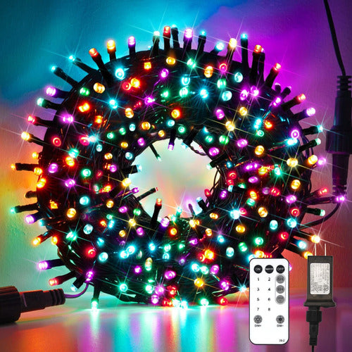 Suddus 200 Luces Led De Navidad Multicolor, Cadena De Luces 0