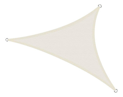 Tecsys Toldo Vela Sombra Viento Y Granizo - 4*4*5.6 Triangulo Blanco 0