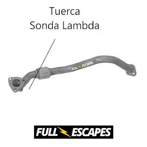 Full Escapes Salida Motor C/Flexible Chevrolet Spin 1.8 0