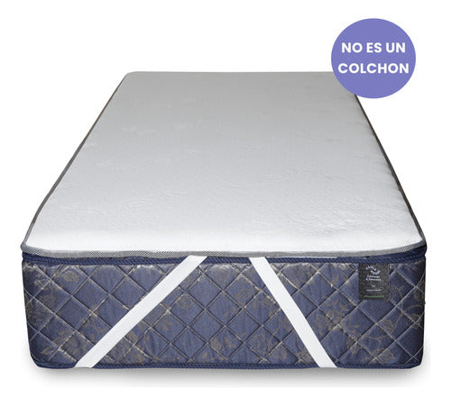 Celula Madre Pillow Top 200x100 X4 Confort Protector No Colchon 1