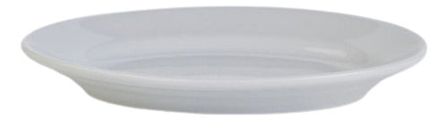 Gastronomía Bashir Oval Tivoli White Porcelain Plate 28 cm 1