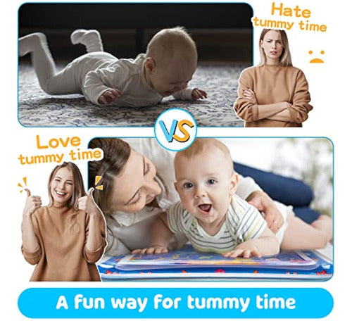 Yeeeasy Water Play Mat for Tummy Time 1