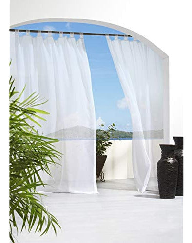 Outdoor Décor Semi Transparent Voile Escape Panels 1