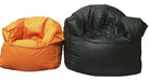 Set of 2 Mini Adult Beanbag Chairs - Faux Leather - Direct from Factory 3