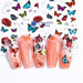 Self-Adhesive Nail Stickers - Butterflies - Nail Art 46