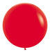 Globos Látex Sempertex R24 Fashion Rojo X3 Unidades 0