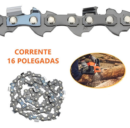 Corrente P/ Motosserra Sabre 16 Pol 3/8 1.3 30 Dentes 5