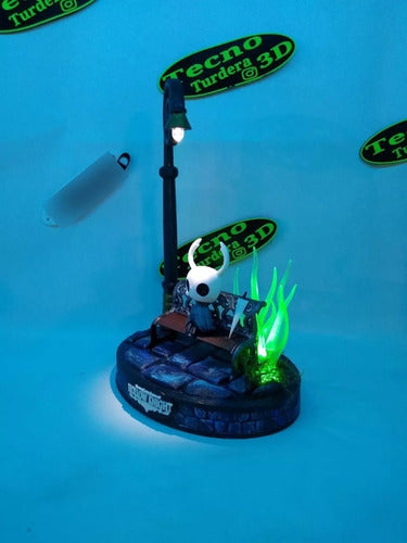 TecnoTurdera3D Diorama Hollow Knight with Lights - 3D Printed Figure 3