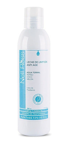 Leche De Limpieza De Pepinos Limpiador Facial Nell Ross 0