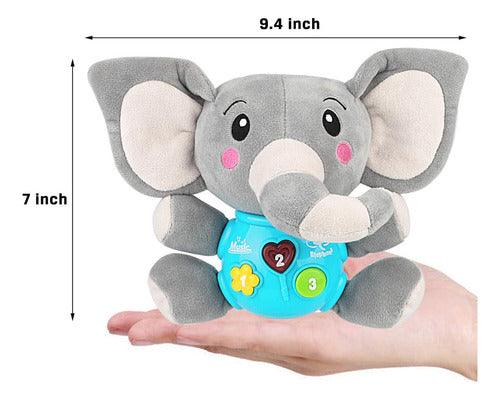 Aitbay Musical Plush Elephant - 7350718 3