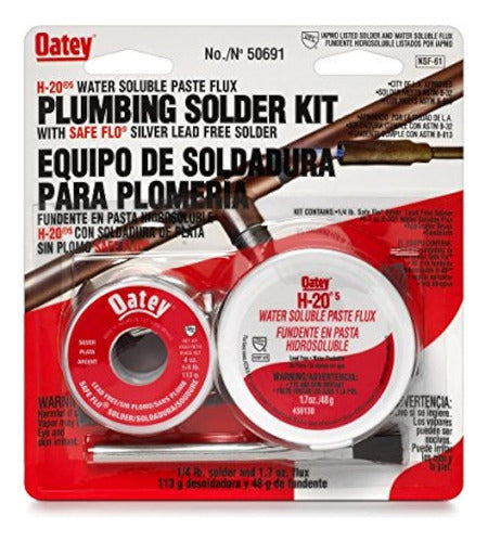 Kit De Soldadura Para Plomería Oatay, Soldadura De 1/4 Lb Y 0