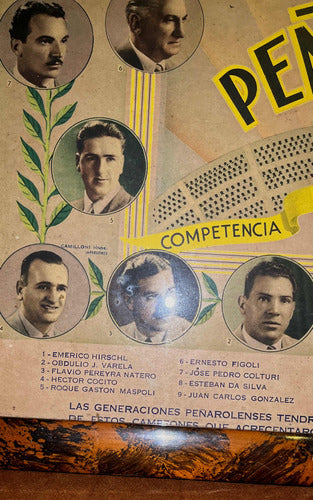 Póster Peñarol 1949, Original, El Más Buscado, Encuadrado. 7