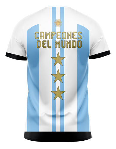 Argentina World Champion 3 Stars Sublimated T-shirt 0