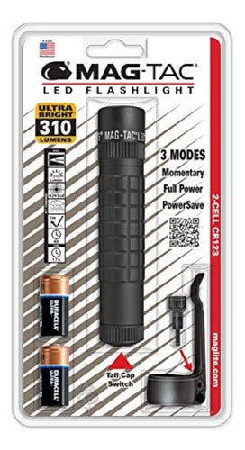 Maglite Mag-Tac - LED Flashlight CR123 with 2 Cells 0