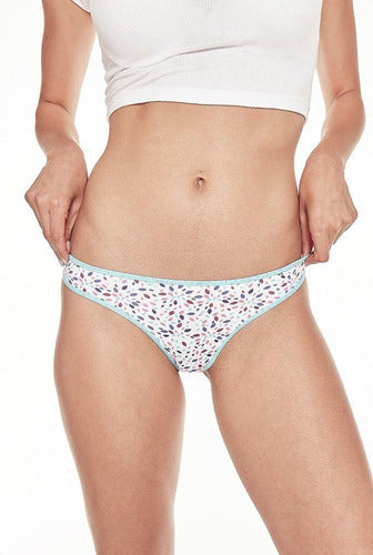 Pack of 4 Ana Grant Assorted Print Colaless Panties Art 4448 4