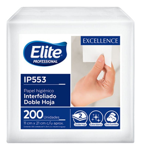 Elite Intercalado Toilet Paper 200 Sheets 216 x 132 0