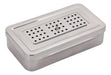 Egeo Perforated Stainless Steel Box 22 x 12 x 5 cm 0