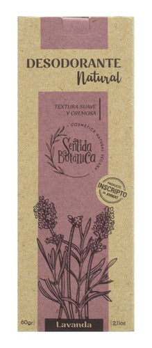 Sentida Botánica Natural Lavender Cream Deodorant Vegan 3