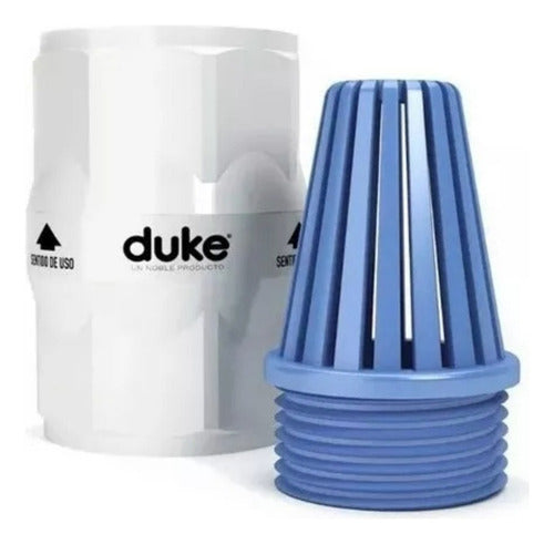 Duke Válvula De Retencion Con Canasto 1 1/2 Pulgada PVC 0