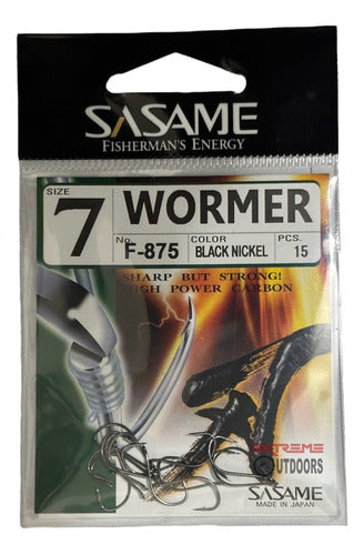 Sasame Anzuelo Wormer #7 X 15 U Japones 0