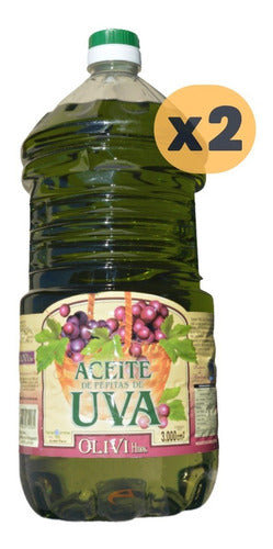 Olivi Hnos Grape Seed Oil 3 Liters - Buy 2 Units 0