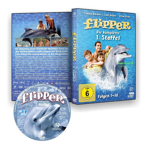 Série Flipper Anos 60 Completa Legendada 88 Eps 3 Box 15 Dvd 1