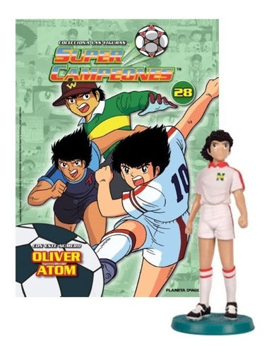 Revista + Figura Super Campeones - N°28 - Oliver Atom 0