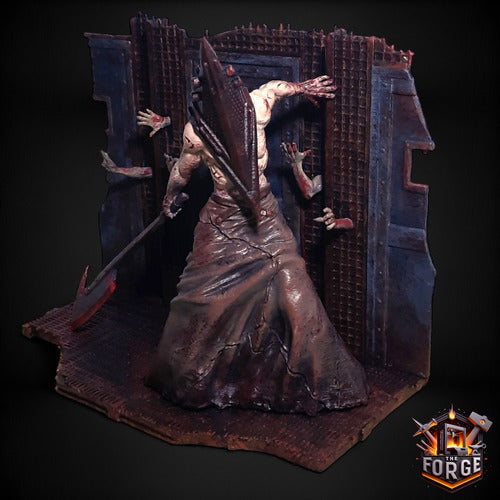 TheForge3D Silent Hill Figura Pyramid Head - Impresión 3D - Diorama 1