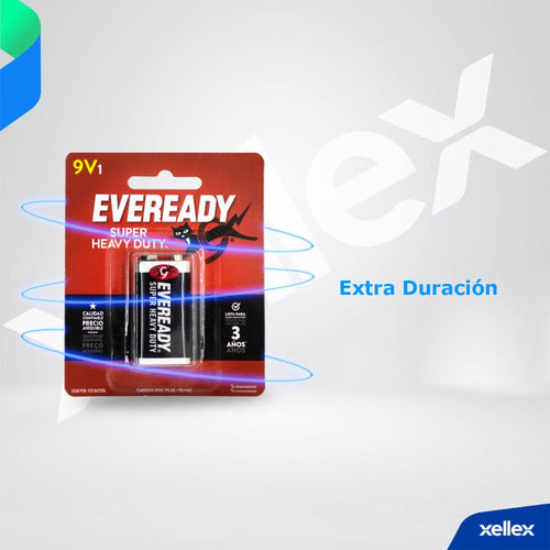 24 X Pila Bateria 9v Carbon Zinc Eveready 1222 San Martin 4