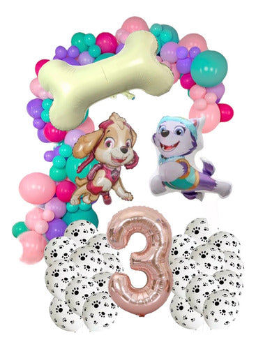 Paw Patrol Skye 124 Balloon Pack - Create Your Own! 0