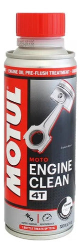 3 Aditivos Limpeza Motor Pré Troca Óleo Motul Engine Moto 1