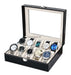 Elegant Leather Watch Display Box 0