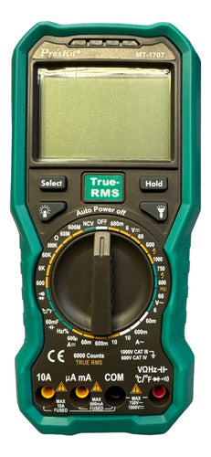 Pro'skit True-RMS Frequency Capacitance Temp NCV LED Tester 3