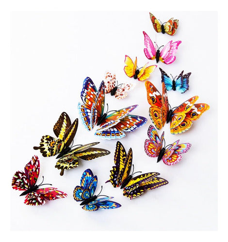 Dagou 3D Luminous Butterfly Wall Stickers (12 Pcs) 0