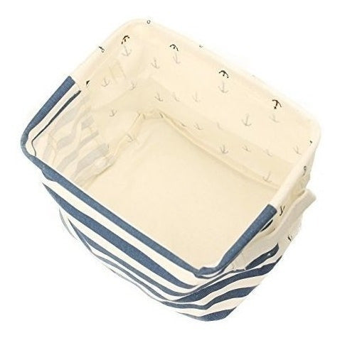 Orino Nautical Fabric Waterproof Small Storage Baskets 2