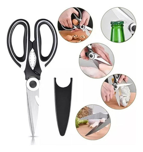 SHOPFINITY Multifunction Kitchen Scissors for Chicken, Vegetables, and Meats 1