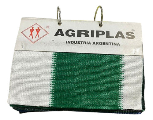 Agriplas Media Sombra 98% Premium Verde Y Blanco 4.20 X 10 Mts 0