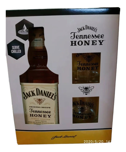 Jack Daniels Honney Con 2 Vasos 750 Ml 0