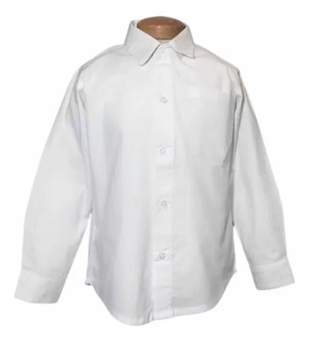 White School Shirt for Boys 0