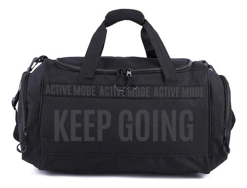 Talbot Active Black Sports Travel Gym Bag for Men and Women 1