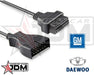 Gm Daewoo 12 Pin To OBD2 16 Pin Adapter + Gift 4